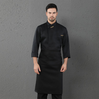 Men's & Women's Long-Sleeve Chef Coat – Restaurant & Catering Kitchen Uniform