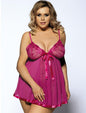 Women's Lace Sling Nightgown – Sexy Sleepwear Slip Dress Plus Size S–6XL