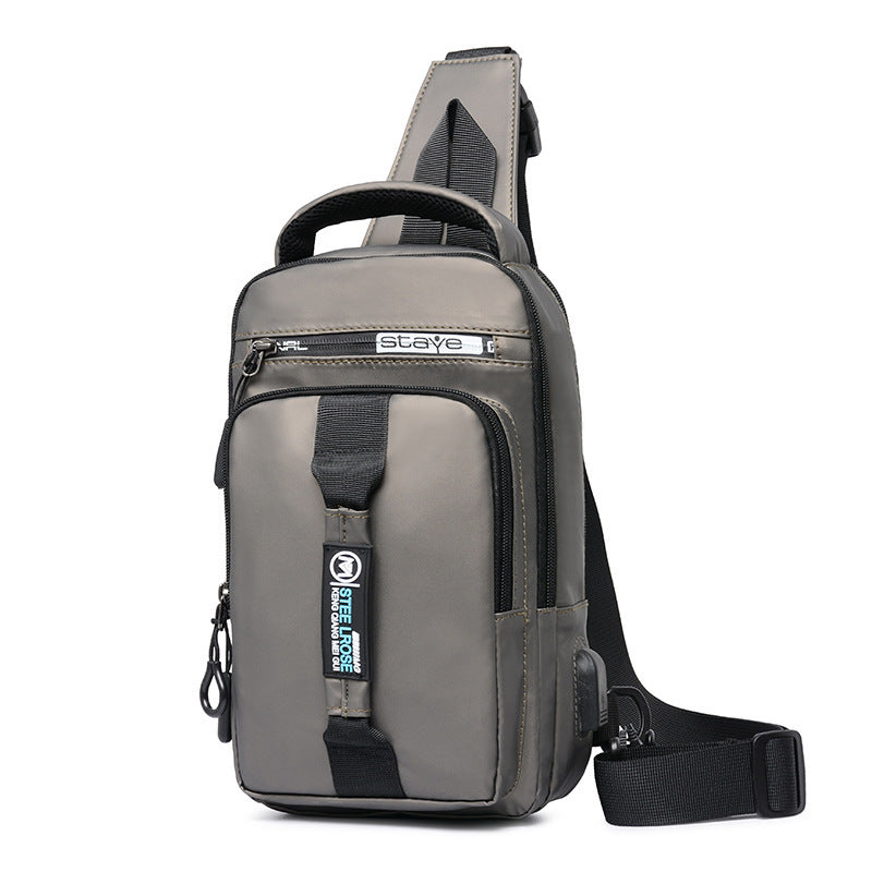 Men's Waterproof Sling Chest Bag – Outdoor Crossbody Shoulder Pack