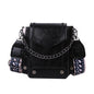 Women's PU Leather Crossbody Bag – Chain Strap Mini Messenger Purse