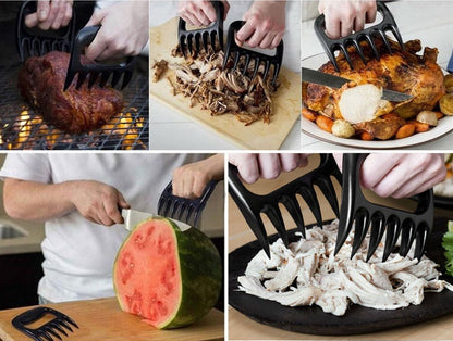 Bear Claw Meat Shredder Forks – BBQ Pulled Pork & Chicken Shredding Claws (Set of 2)