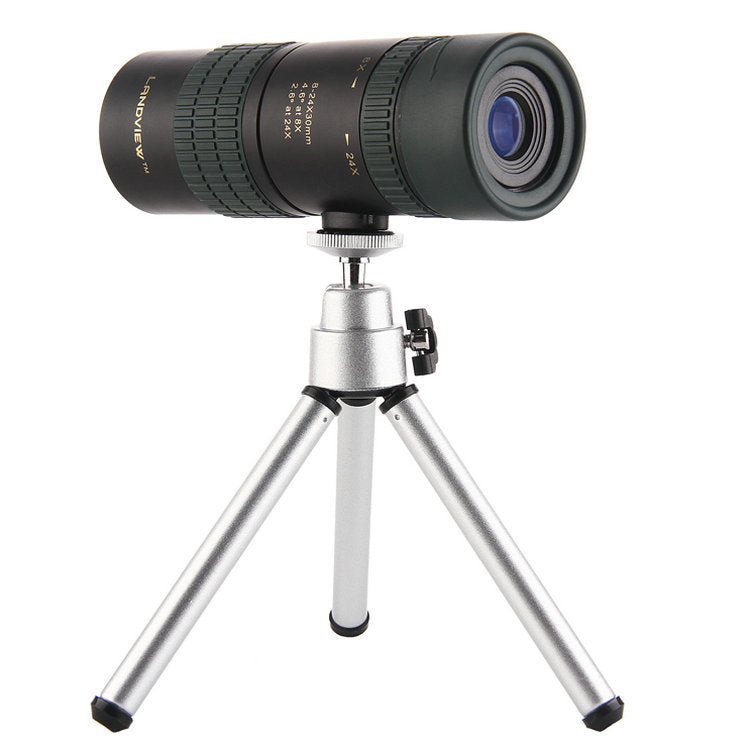 8-24x30 Spotting Scope Monocular – Zoom Telescope for Hunting, Birdwatching & Outdoor Use