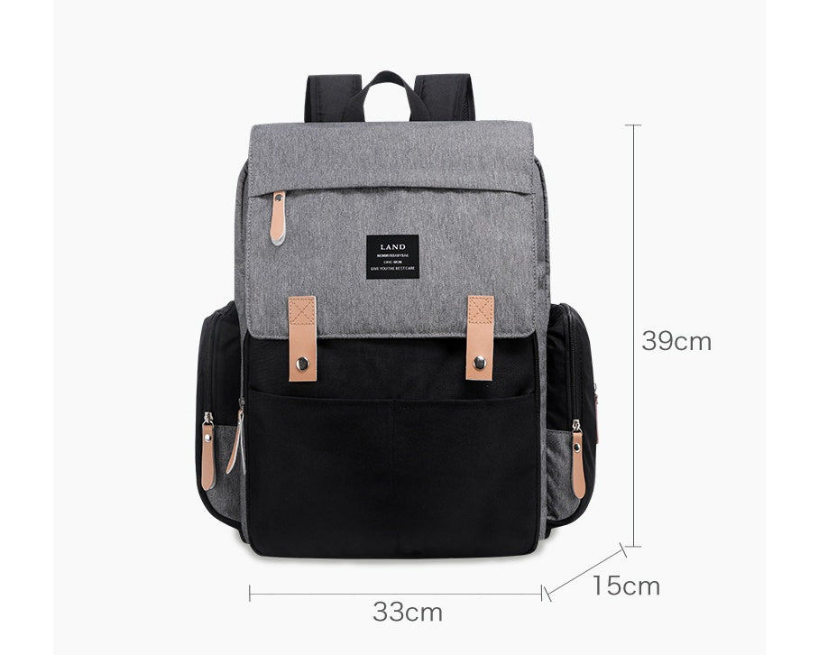 Large Capacity Diaper Bag Backpack – Oxford Cloth Baby Nursing Travel Bag