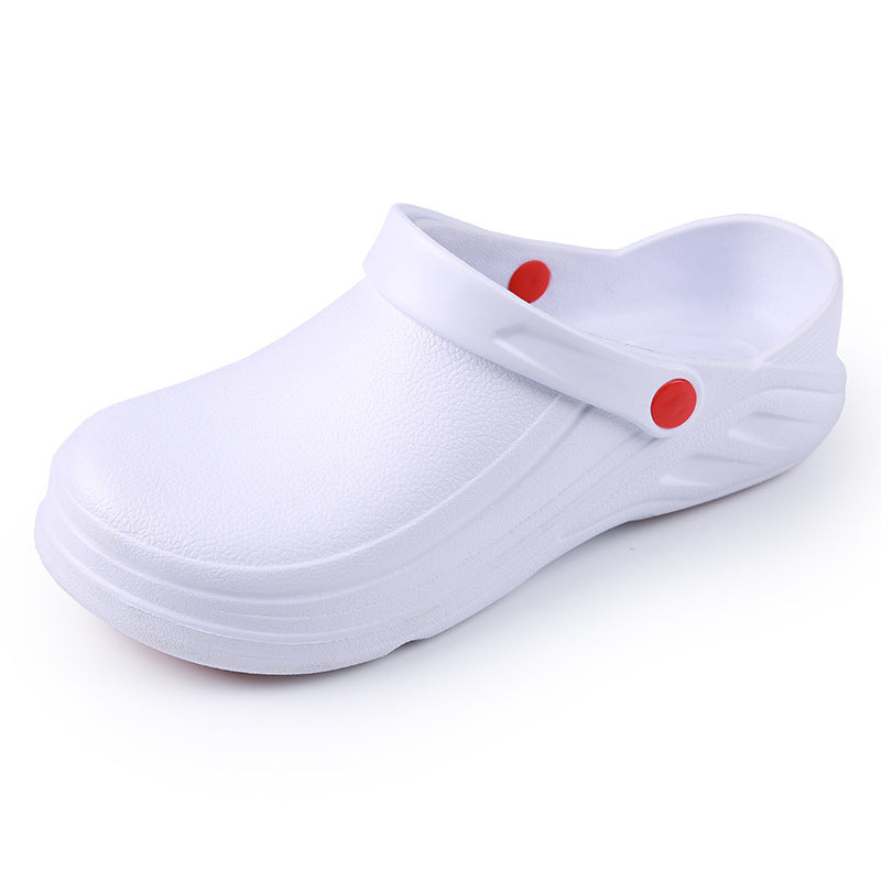 Non-Slip Chef Kitchen Shoes – Oil & Waterproof Work Clogs | Black & White