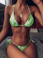 Women's Solid Color Split Bikini Set | Two-Piece Swimsuit in 10 Colors
