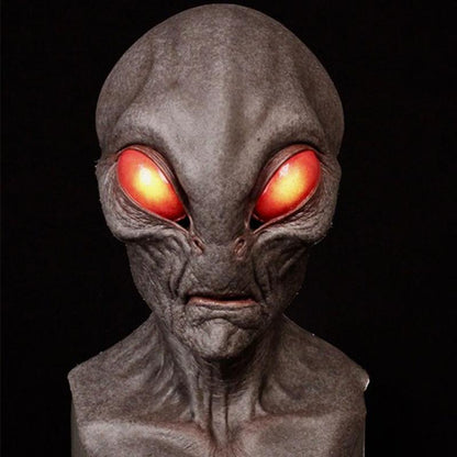 Latex Halloween Mask Set – Alien, Old Man & Cosplay Costume Masks with Gloves