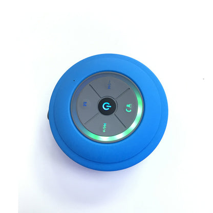 Mini Waterproof Bluetooth Speaker – IPX Rated, 6-Hour Battery, LED Option