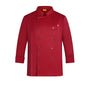 Men's Long Sleeve Chef Coat – Cotton Kitchen & Baking Jacket | 4 Colors