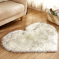 Plush Heart Shaped Fluffy Rug – Non-Slip Soft Carpet for Living Room & Home Decor