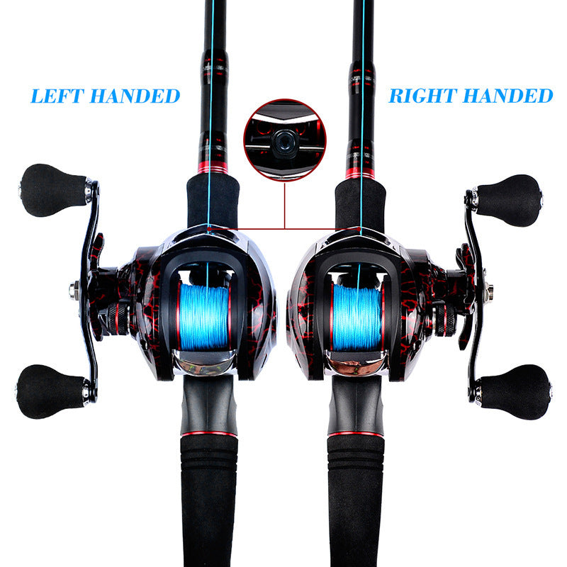 18-Axis Baitcasting Fishing Reel – Metal Wire Cup Reel | Left & Right Hand with Optional Line Winder