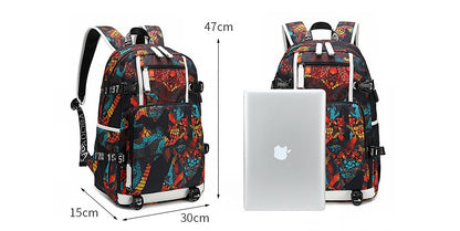 Kids & Teen School Backpack – Waterproof Oxford Bag for Middle School