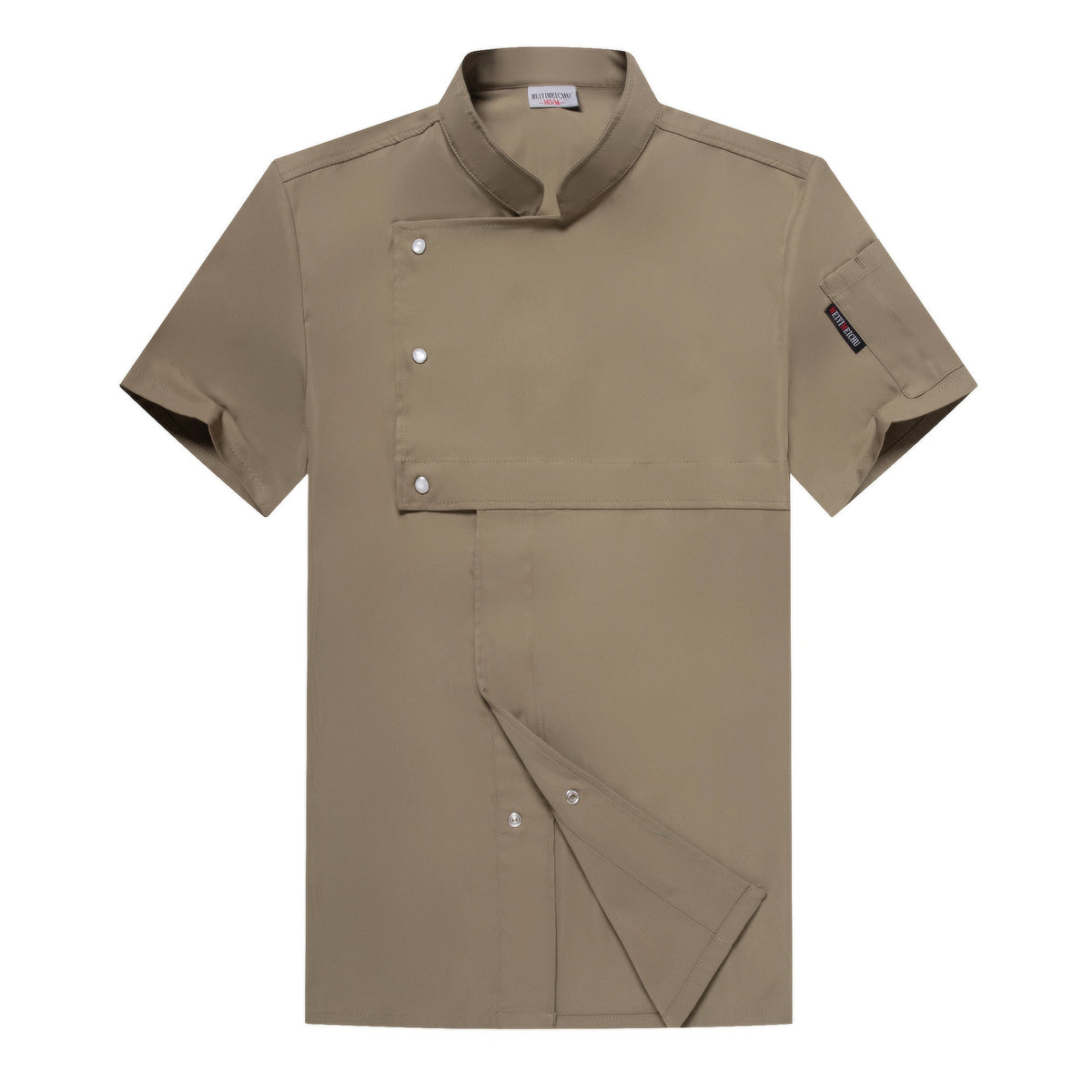 Premium Short-Sleeve Chef Uniform – Moisture-Wicking Professional Kitchen Coat