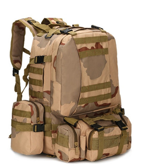 60L Tactical Hiking Backpack – Military Camouflage Outdoor Assault Pack