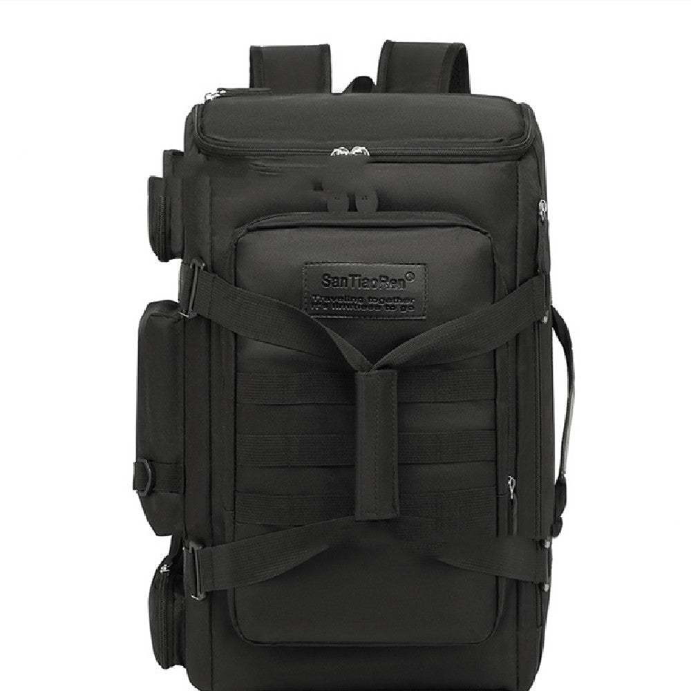 Large Nylon Travel Backpack – Unisex Laptop Bag for Leisure & Work