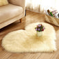 Plush Heart Shaped Fluffy Rug – Non-Slip Soft Carpet for Living Room & Home Decor
