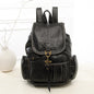Vintage PU Leather Backpack – Spacious, Retro Style for Work, School & Travel