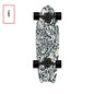 Fishtail Maple Skateboard — 21 Graphic Designs, 28" Deck