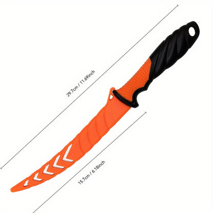 Fisherman's Fillet Knife with Orange Handle