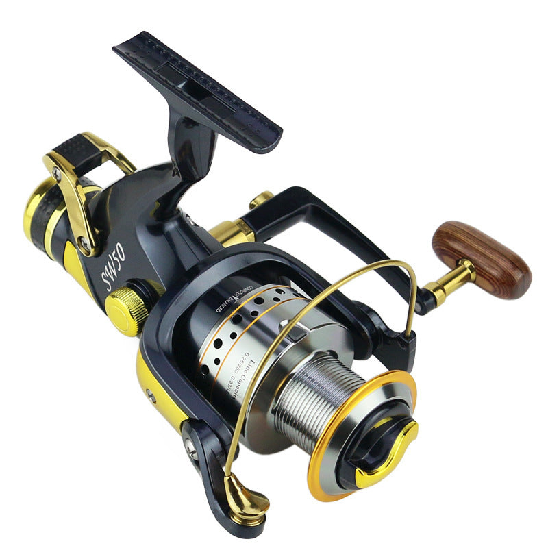 SW50 / SW60 Spinning Fishing Reel – Metal Spool Open Face Reel with Front & Rear Brake