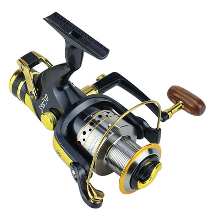 SW50 / SW60 Spinning Fishing Reel – Metal Spool Open Face Reel with Front & Rear Brake