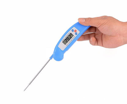 Instant-Read Folding Food Thermometer – Fast 0.8-Second Read, 4 Colors
