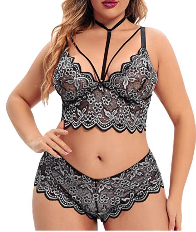 Women's Soft Floral Lingerie Set | Bra & Panty in 6 Colors
