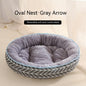 Cat & Dog Nest Bed — All-Season, 14 Prints, Sizes S–XXL