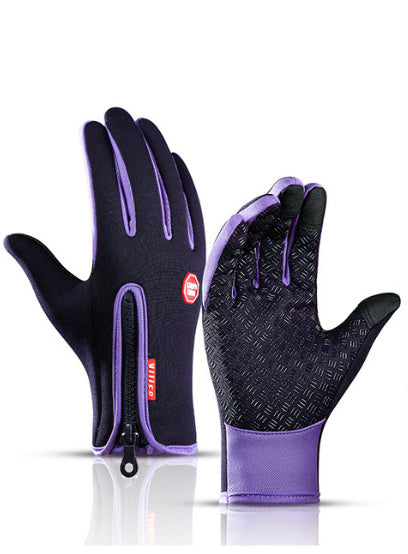 Winter Gloves Touch Screen Riding Motorcycle Sliding Waterproof Sports Fleece