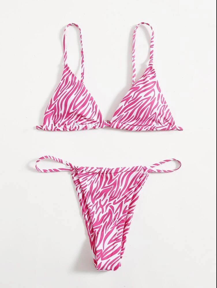 Women's Solid Color Bikini Set | Two-Piece Swimsuit | 7 Colors