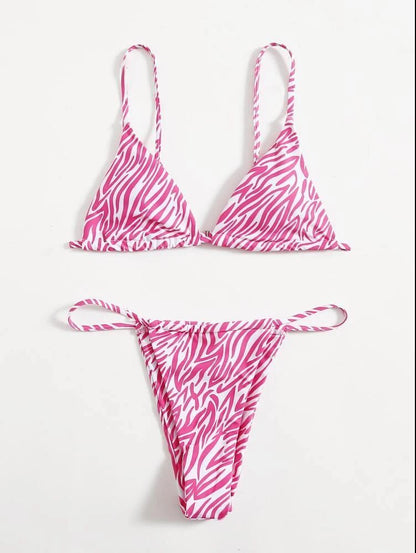 Women's Solid Color Bikini Set | Two-Piece Swimsuit | 7 Colors