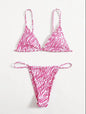 Women's Solid Color Bikini Set | Two-Piece Swimsuit | 7 Colors