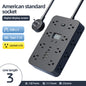 Power Strip — 16 AC Outlets, 3 USB + 2 USB-C, 10 ft Cord