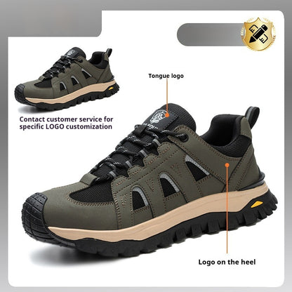 Men's Lightweight Safety Shoes – Anti-Puncture, Breathable, US 4.5–13