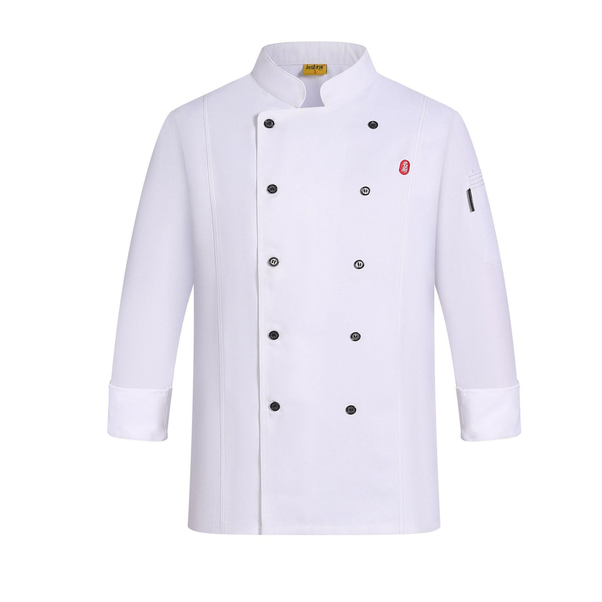 Men's Long Sleeve Chef Coat – Cotton Kitchen & Baking Jacket | 4 Colors