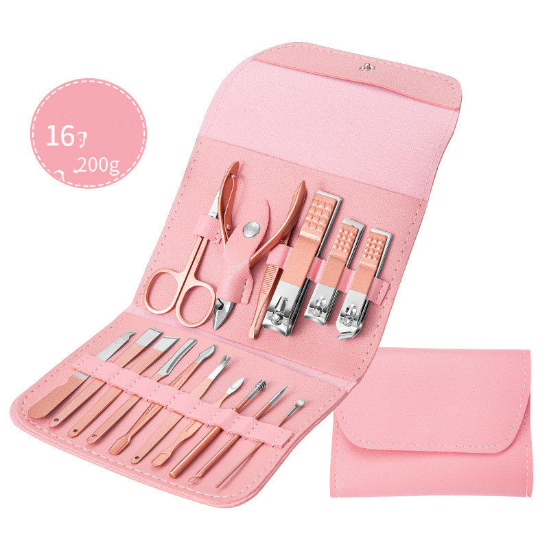 Stainless Steel Nail Care & Manicure Set — 7 to 20 Pieces