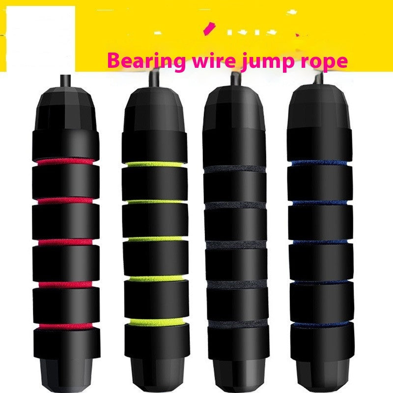 Weighted Steel Wire Jump Rope – Speed & Fitness Skipping Rope