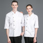 Breathable Short-Sleeve Chef Top – Moisture-Wicking Kitchen Uniform for Summer