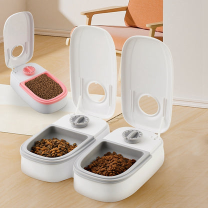 Gravity Pet Feeder & Water Dispenser — Single & Double Bowl