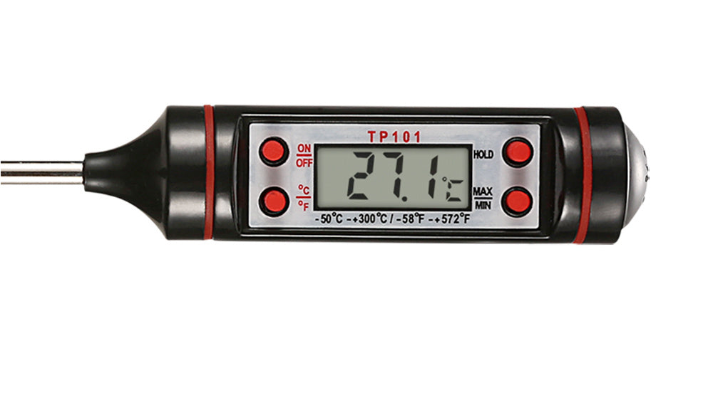 Digital Cooking Thermometer – Instant-Read Pen Thermometer with MAX/MIN & °F/°C Switch