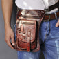 Genuine Leather Waist Bag – Men’s Cowhide Fanny Pack in Multiple Leather Finishes