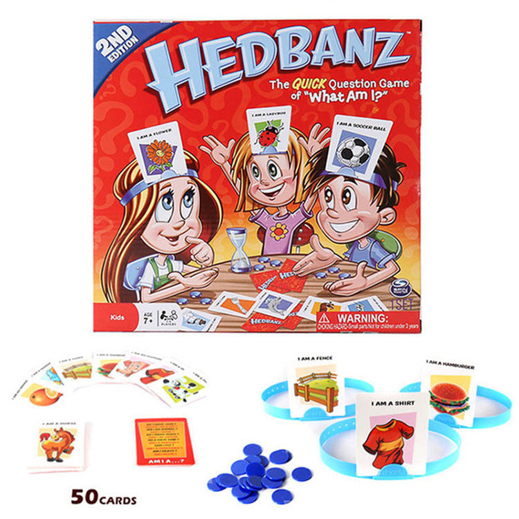 What Am I? Headband Guessing Game – Fun Family & Party Card Game for Kids & Adults