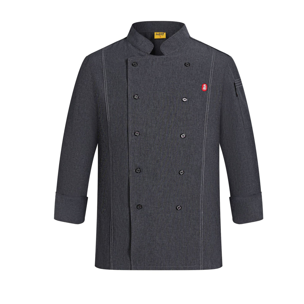 Men's Long Sleeve Chef Coat – Cotton Kitchen & Baking Jacket | 4 Colors