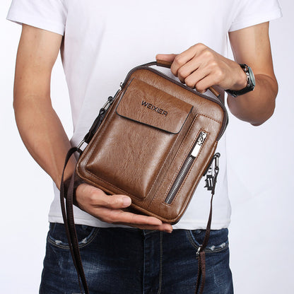 Women's Vertical PU Leather Handbag – Structured Top Handle Bag for Work & Everyday