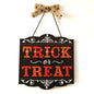 Halloween Hanging Decoration Signs – Spooky Wooden Wall Decor for Home & Yard