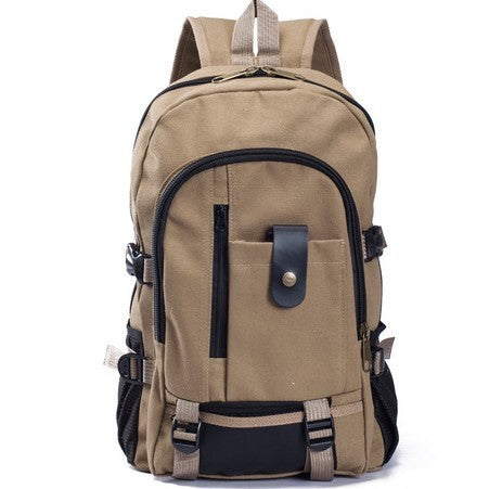 Men’s Canvas Backpack – Casual Student & Travel Bag