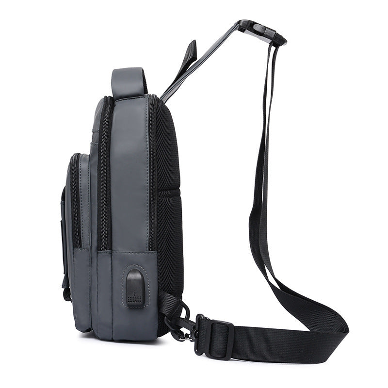 Men's Waterproof Sling Chest Bag – Outdoor Crossbody Shoulder Pack