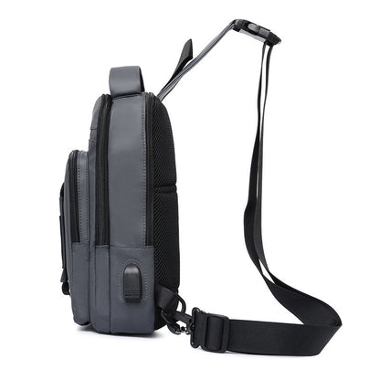 Men's Waterproof Sling Chest Bag – Outdoor Crossbody Shoulder Pack