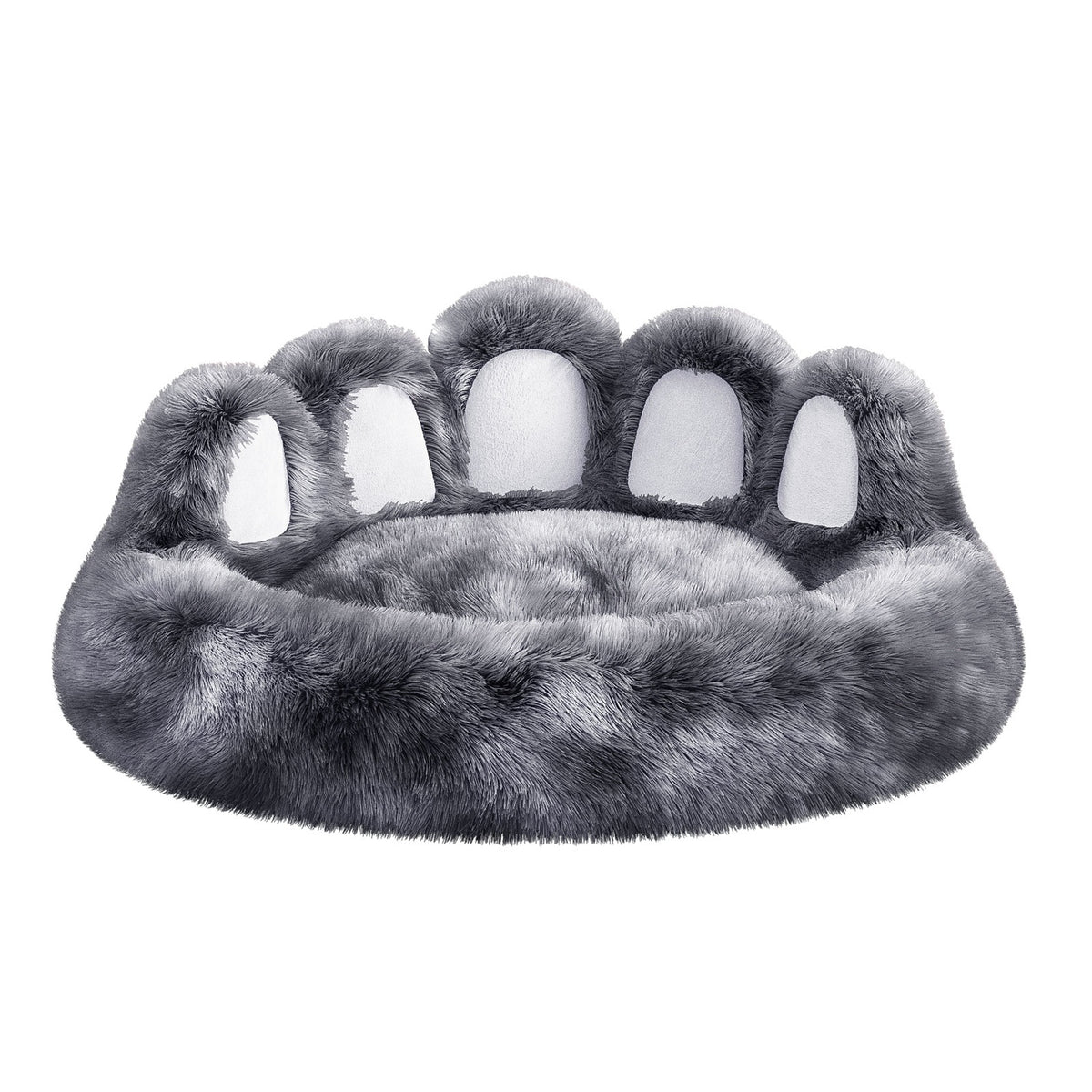 Bear Paw Shape Dog Bed – Cozy Plush Pet Bed for Small & Medium Dogs and Cats