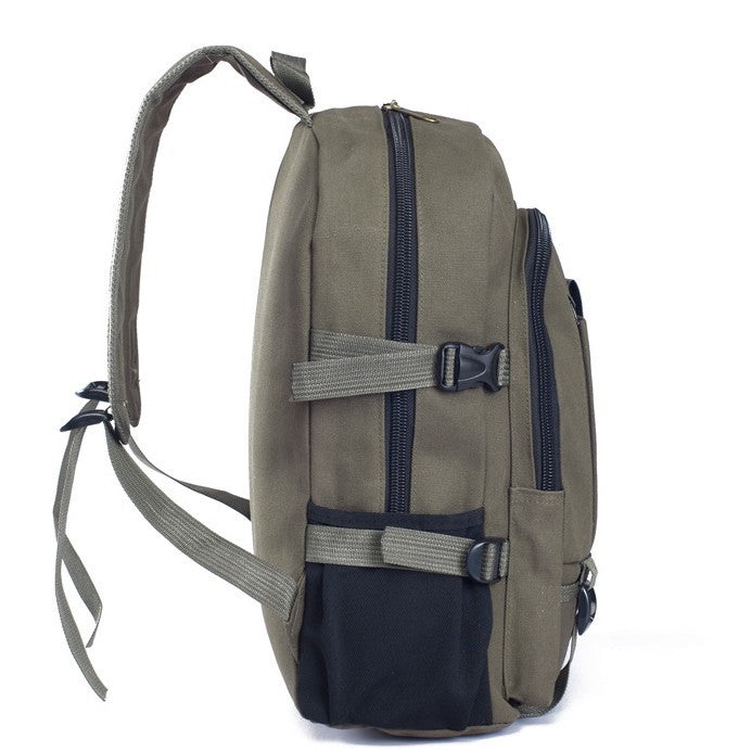 Men’s Canvas Backpack – Casual Student & Travel Bag