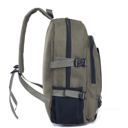 Men’s Canvas Backpack – Casual Student & Travel Bag